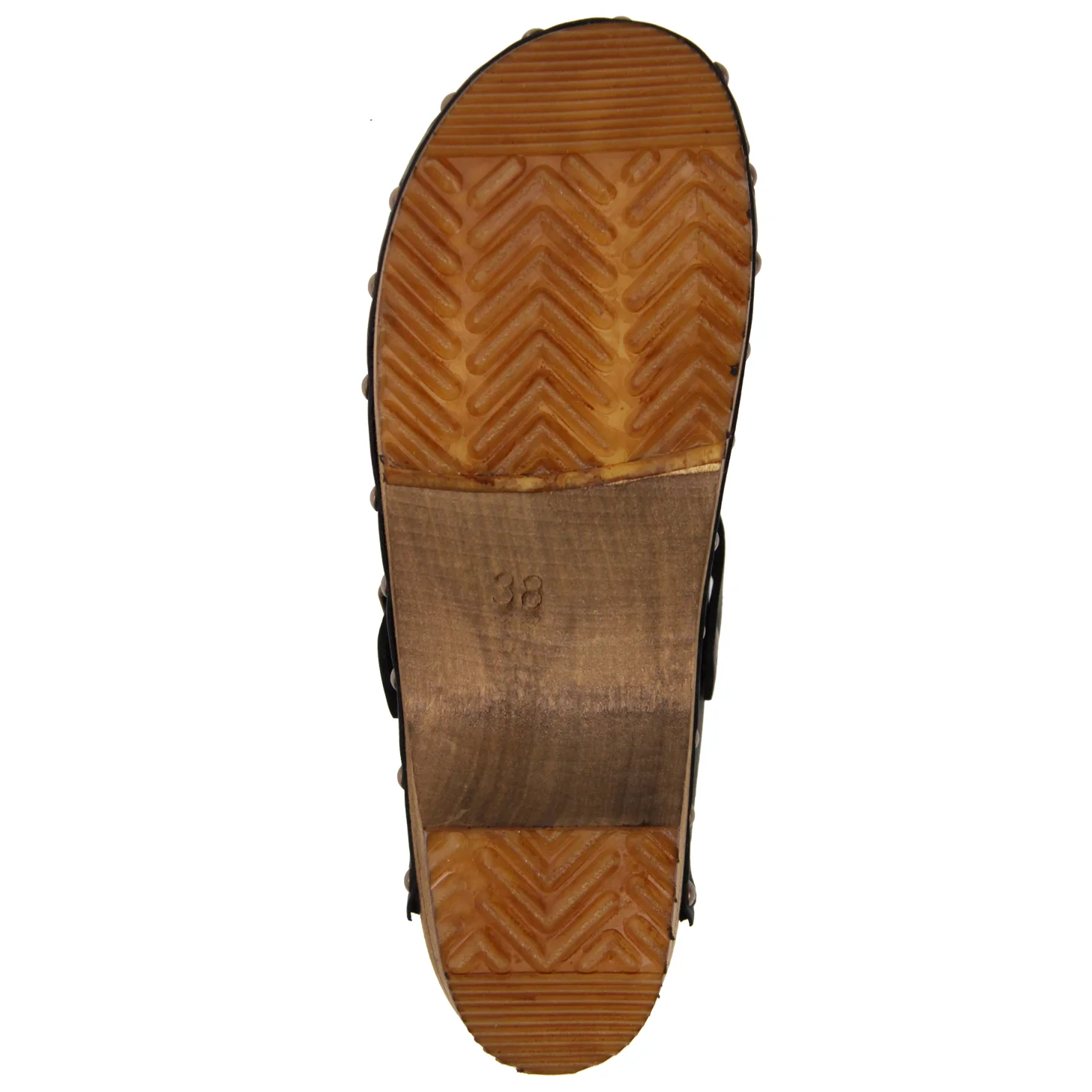 Kristel Women's Wood Clog in Antique Brown - Image 6