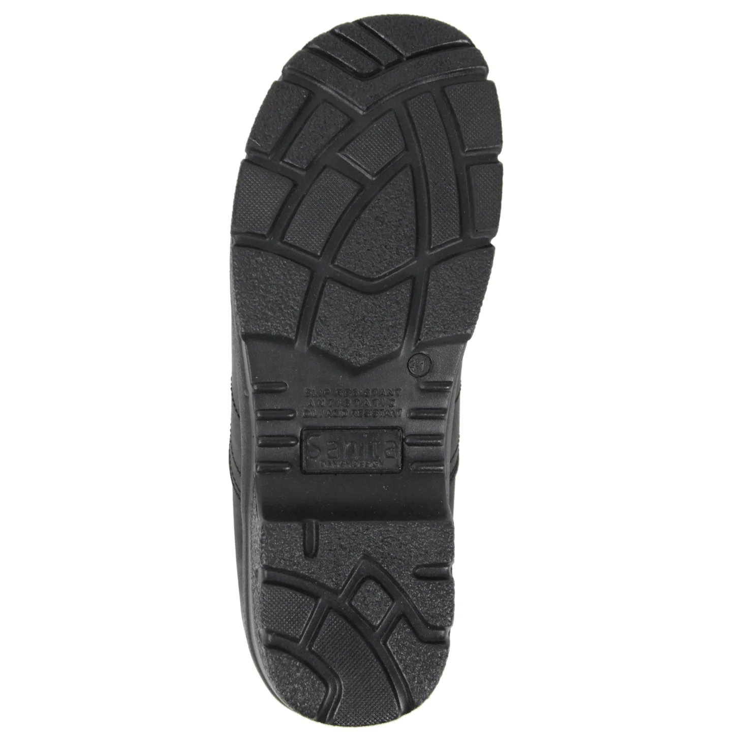 David PU Men's Safety Clog in Black - Image 6