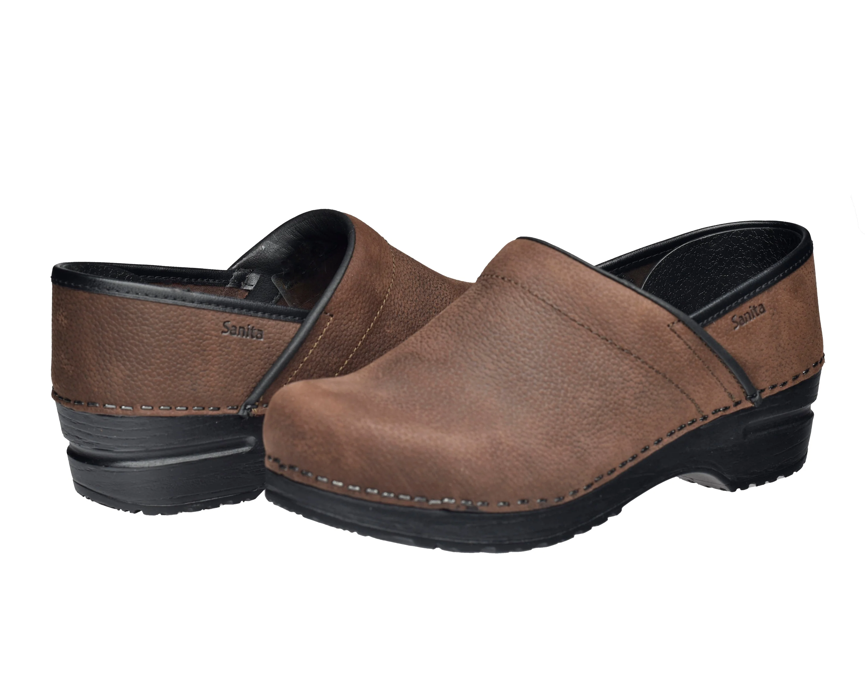 Pro. Textured Oil Women's Clog in Antique Brown - Image 3